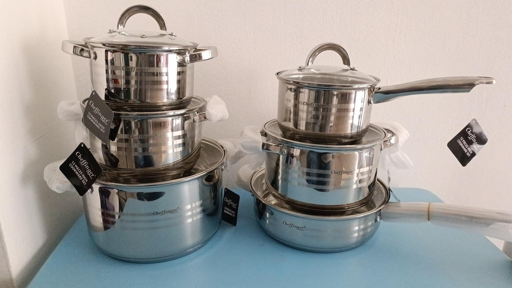 BATERIA COCINA 12 PIEZAS INOX