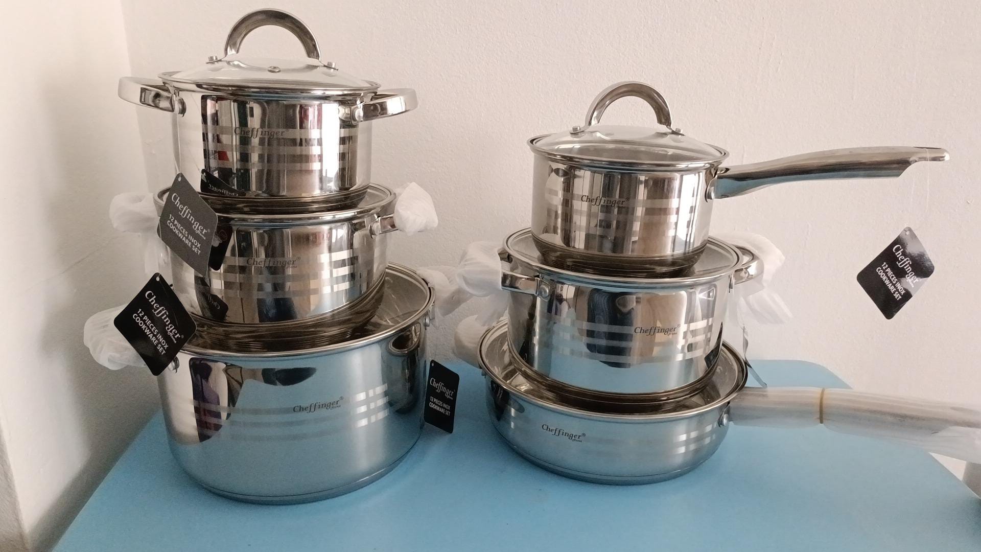 BATERIA COCINA 12 PIEZAS INOX