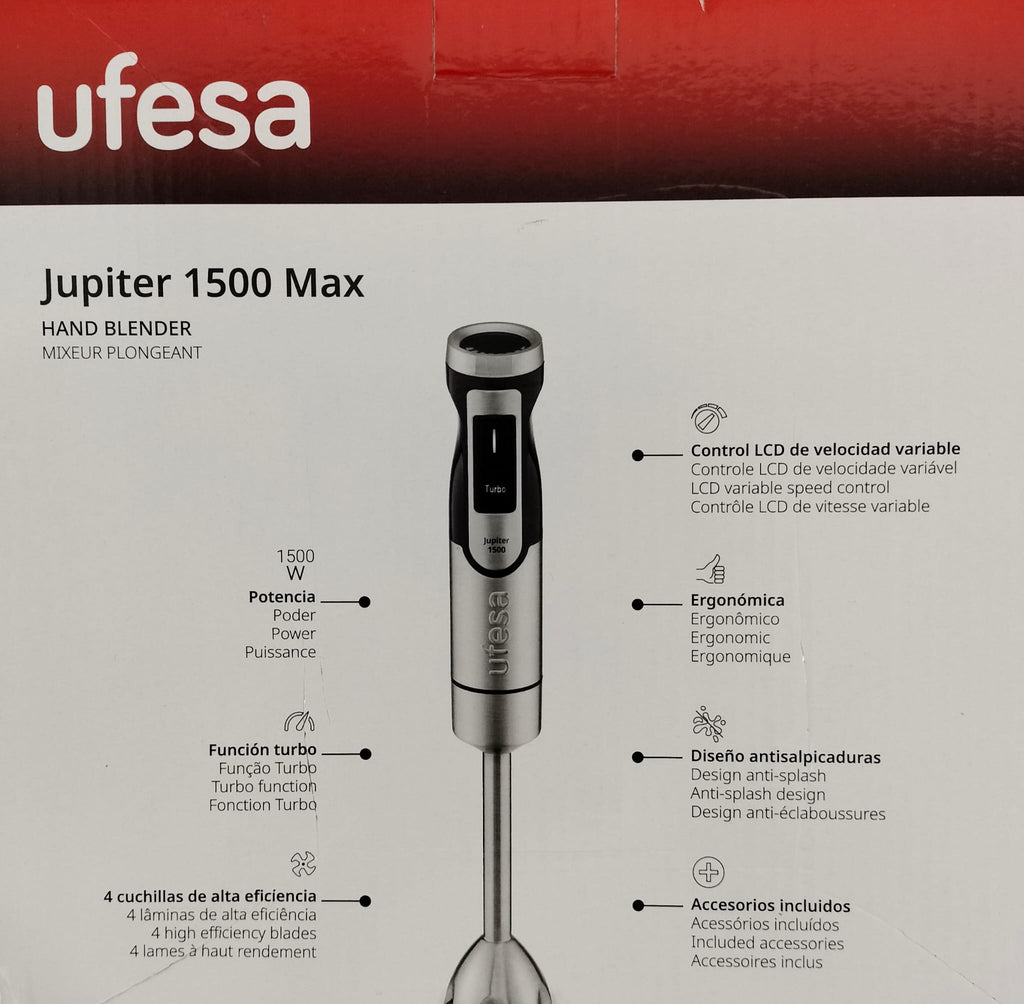BATIDORA DE MANO UFESA CON PICADORA 1500w
