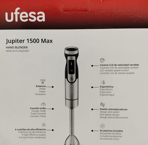 BATIDORA DE MANO UFESA CON PICADORA 1500w