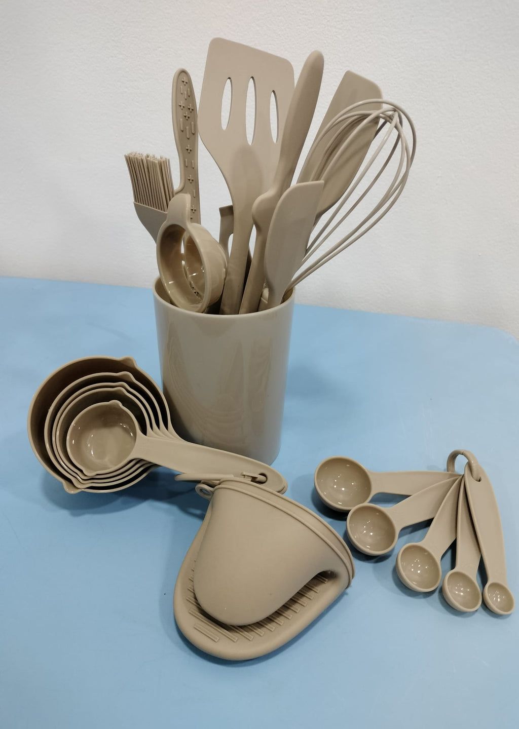 JUEGO UTENSILIOS COCINA EN SILICONA