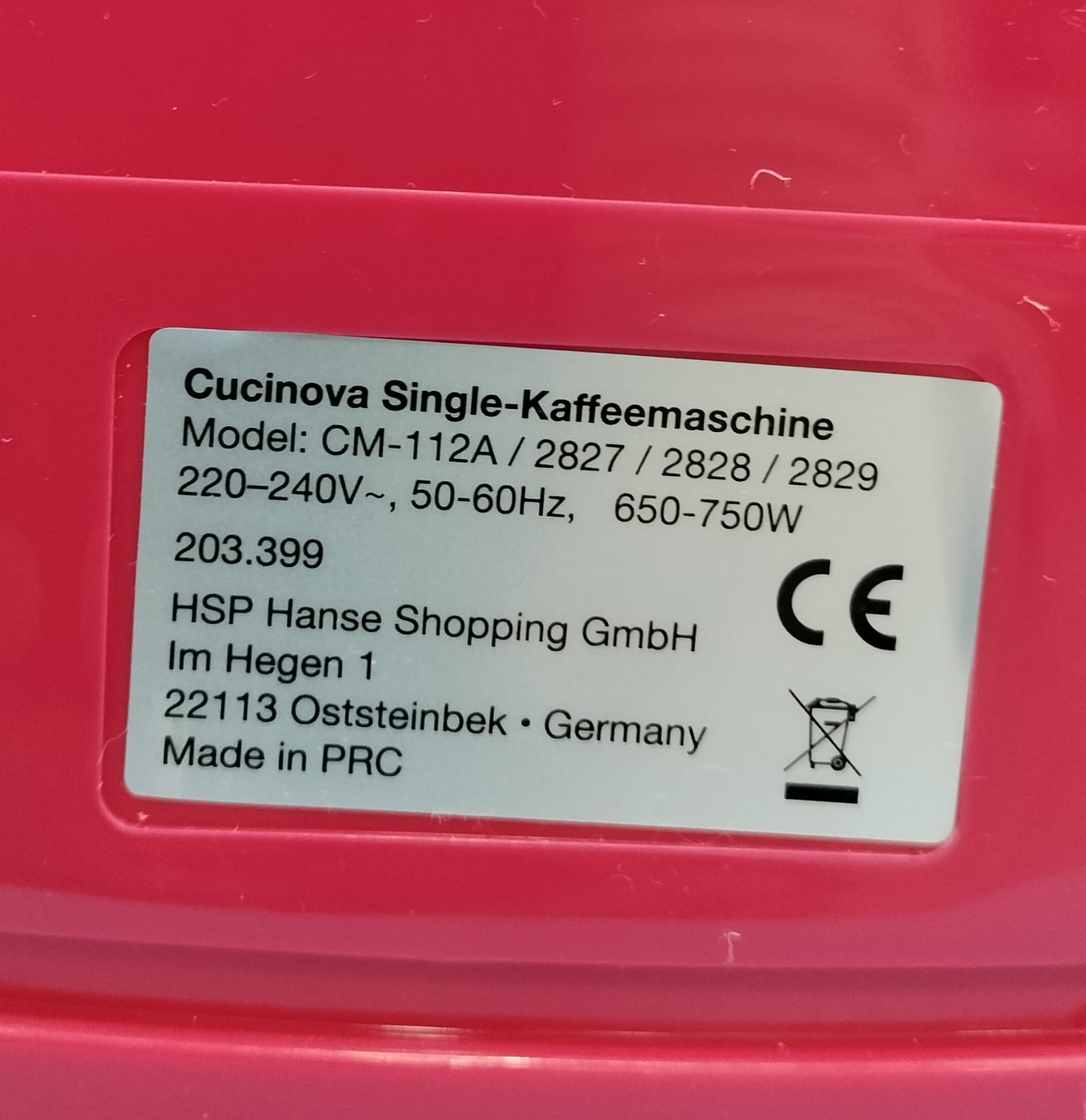 CAFETERA GOTEO ELECTRICA ROJA