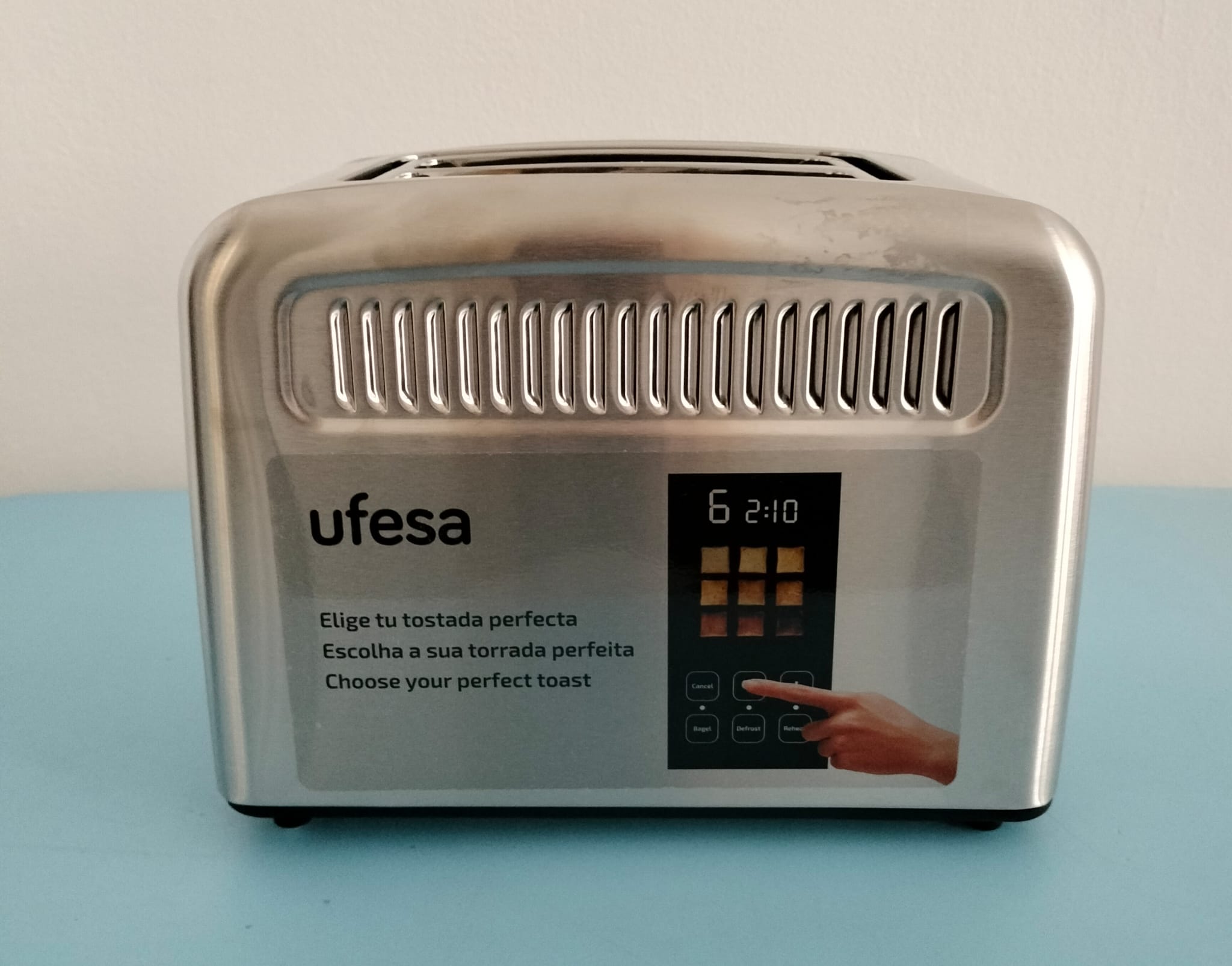 TOSTADOR 2 RANURAS PAN MOLDE INOX