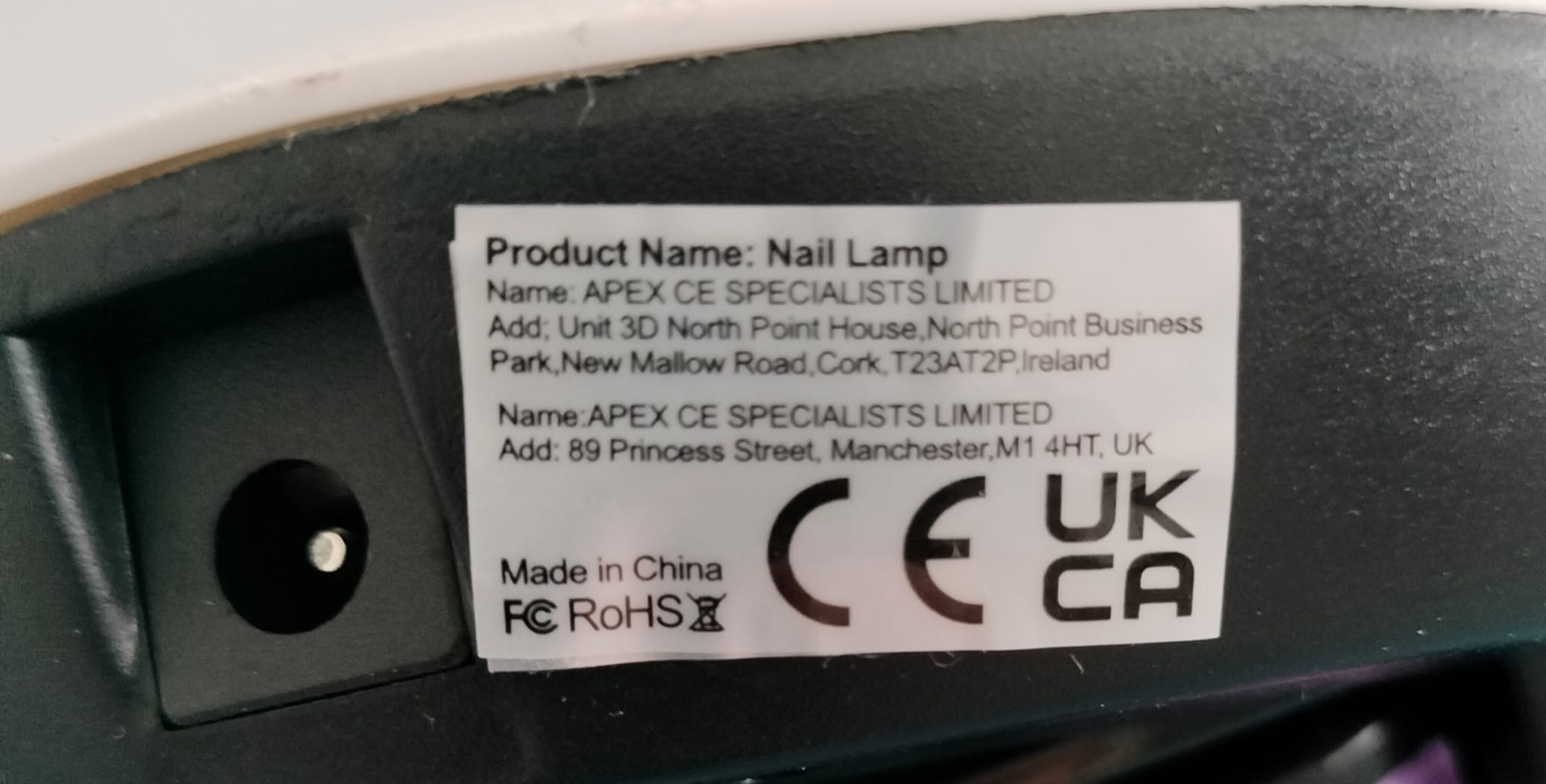 LAMPARA UÑAS CON ACCESORIOS