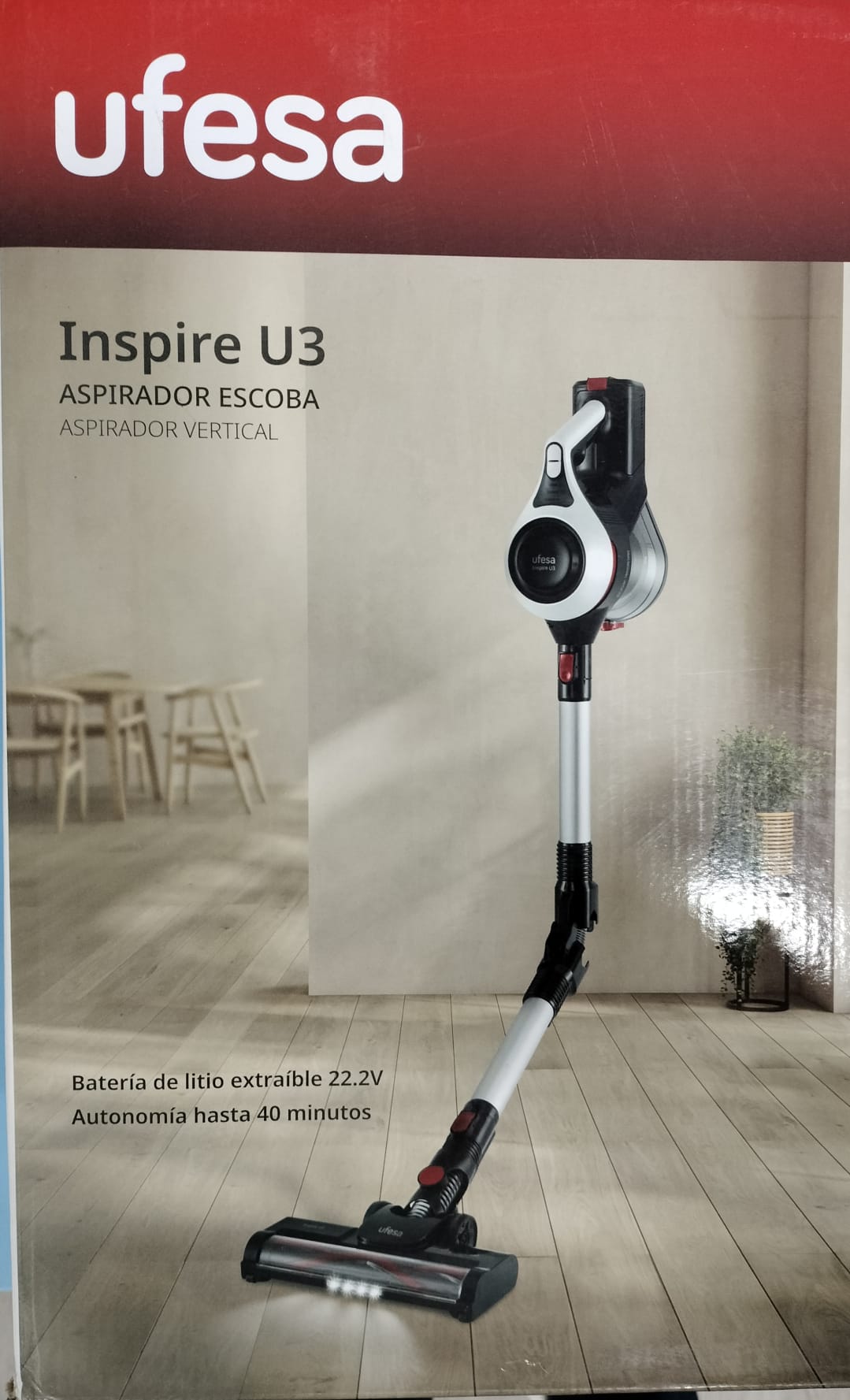 ASPIRADOR DE MANO A BATERIA UFESA mod. U3