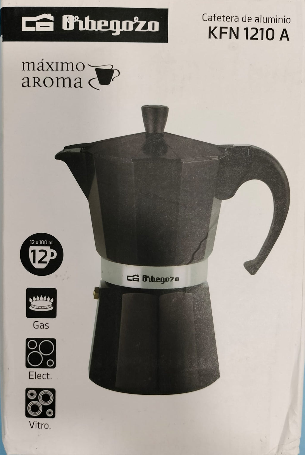 CAFETERA ALUMINIO 12 TAZAS