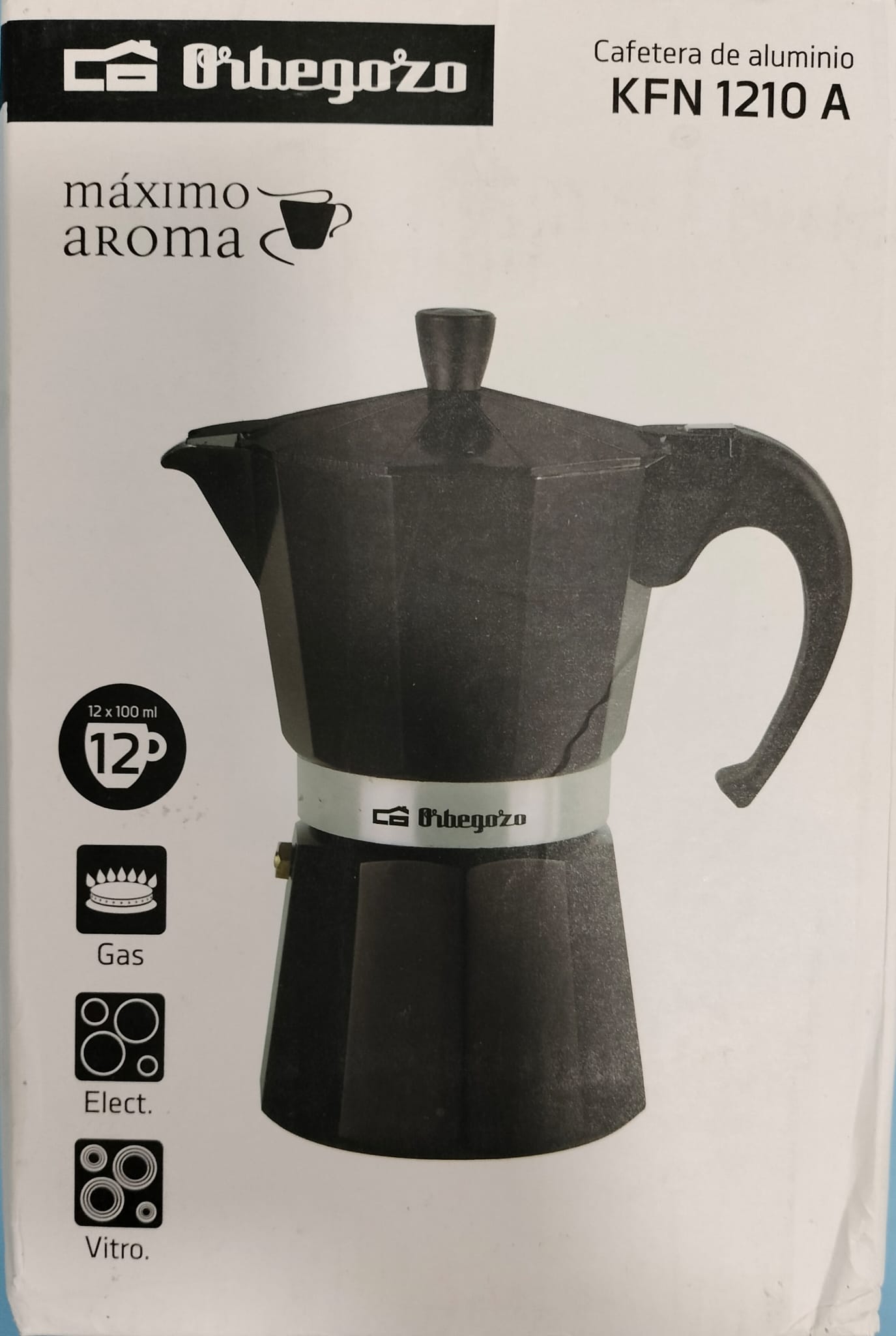 CAFETERA ALUMINIO 12 TAZAS