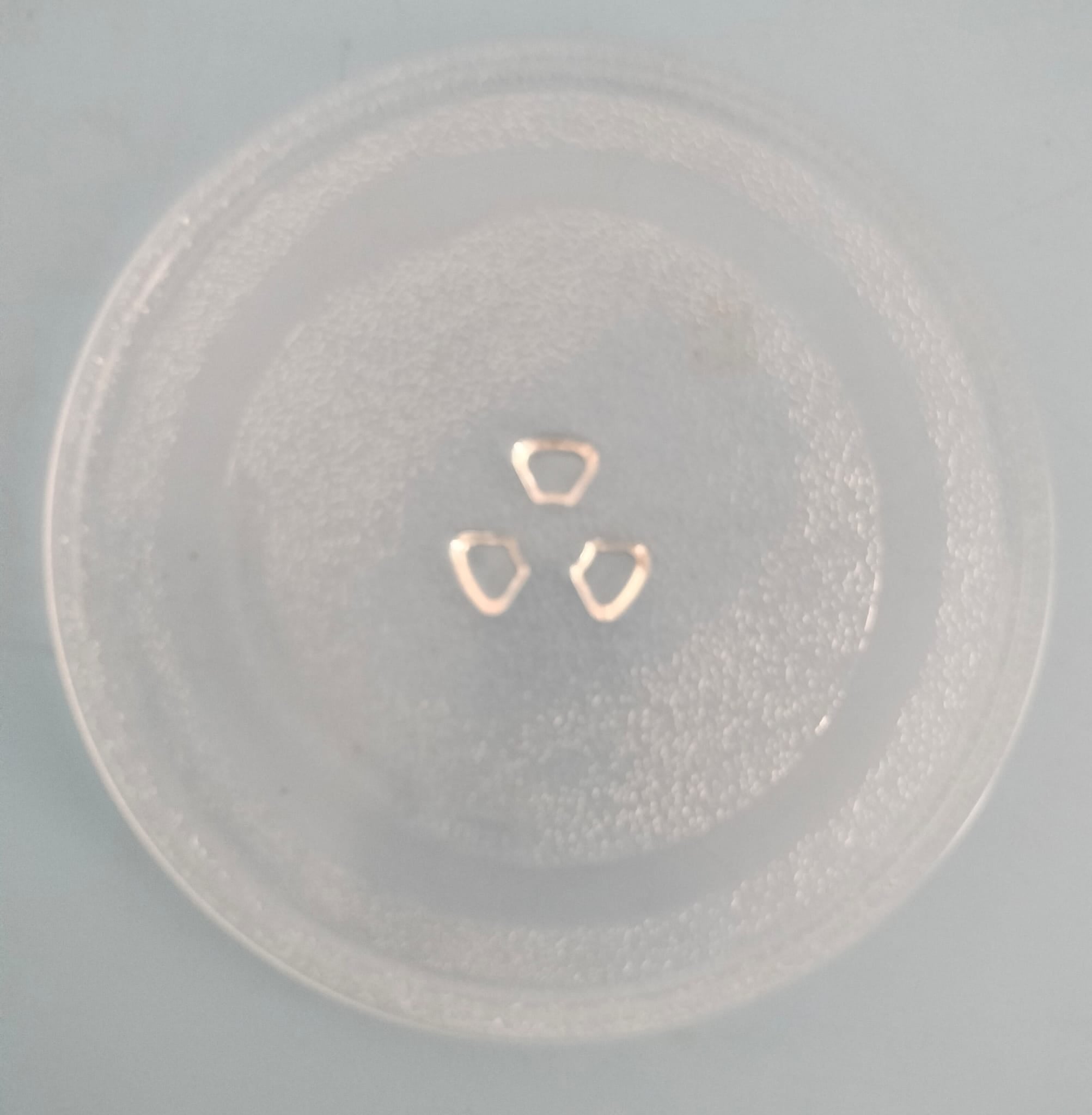 PLATO CRISTAL MICROONDAS  UNIVERSAL 24CM DIAMETRO